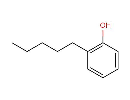 Molecular Structure of 136-81-2 (o-pentylphenol)