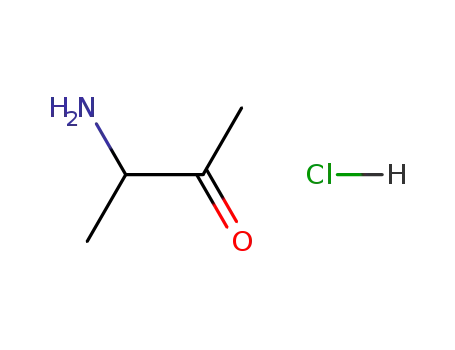 Molecular Structure of 21419-24-9 (3-Amino-2-butanone hydrochloride)