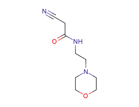 Molecular Structure of 15029-26-2 (2-CYANO-N-(2-MORPHOLIN-4-YL-ETHYL)-ACETAMIDE)