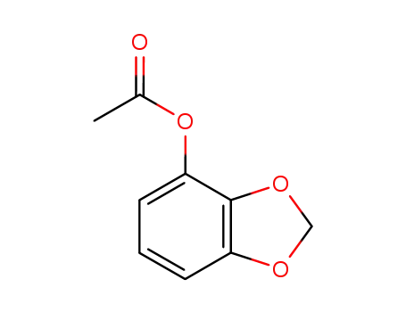 Molecular Structure of 75629-29-7 (1-acetoxy-2,3-methylenedioxybenzene)