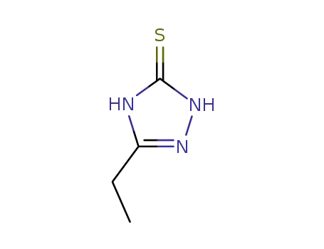 Molecular Structure of 7271-45-6 (3H-1,2,4-Triazole-3-thione,5-ethyl-1,2-dihydro-(9CI))