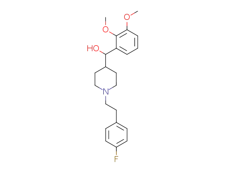 Molecular Structure of 139290-69-0 ((+/-)-ALPHA-(2,3-DIMETHOXY-PHENYL)-1-[2-(4-FLUOROPHENYL)ETHYL]-4-PIPERIDINE-METHANOL)