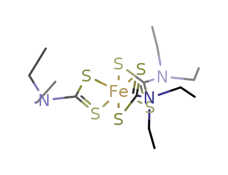 Molecular Structure of 13963-59-2 (DIETHYLDITHIOCARBAMIC ACID FERRIC SALT)