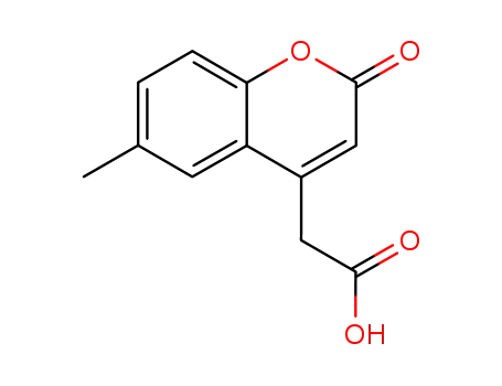 2H-1-Benzopyran-4-acetic acid, 6-methyl-2-oxo-