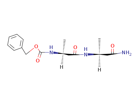 50444-54-7,Z-ALA-ALA-NH2,Carbamicacid, [1-[(1-carbamoylethyl)carbamoyl]ethyl]-, benzyl ester (6CI);N-Benzyloxycarbonyl-L-alanyl-L-alaninamide; N-Carbobenzoxyalanylalaninamide;NSC 164062