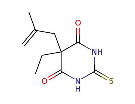 4,6(1H,5H)-Pyrimidinedione,5-ethyldihydro-5-(2-methyl-2-propen-1-yl)-2-thioxo-