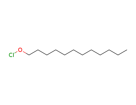 Molecular Structure of 78132-57-7 (Hypochlorous acid, dodecyl ester)