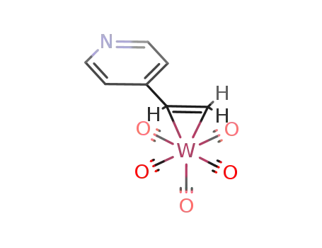 Molecular Structure of 84206-31-5 (W(CO)5(4-vinylpyridine))