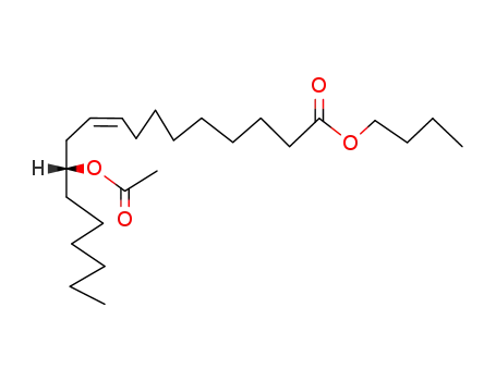 Molecular Structure of 140-04-5 (BUTYL ACETYL RICINOLEATE)