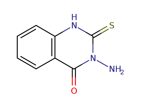 Molecular Structure of 16951-33-0 (3-AMINO-2-MERCAPTO-3H-QUINAZOLIN-4-ONE)