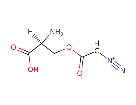 Diazoacetate(ester) L-serine