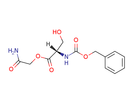 Molecular Structure of 194658-69-0 (L-Serine, N-[(phenylmethoxy)carbonyl]-, 2-amino-2-oxoethyl ester)