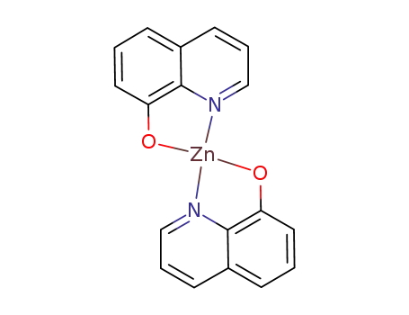 Molecular Structure of 13978-85-3 (Bis(8-quinolinolato) zinc)