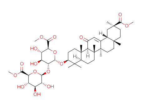 Molecular Structure of 30430-55-8 (trimethyl glycyrrhizate)