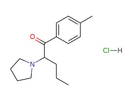 4'-methyl-2-(1-pyrrolidinyl)valerophenone hydrochloride