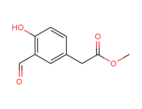 4-Hydroxy-3-carboxaldehydeacetic acid methyl ester