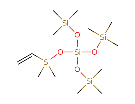 Molecular Structure of 1351415-83-2 (1,1,1,5,5-pentamethyl-5-vinyl-3,3-bis(trimethylsiloxy)-trisiloxane)