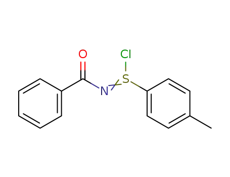 Molecular Structure of 70925-53-0 (p-toluene(N-benzoyl)iminosulfinyl chloride)