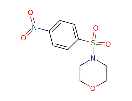Molecular Structure of 1024-30-2 (4-[(4-NITROPHENYL)SULFONYL]MORPHOLINE)