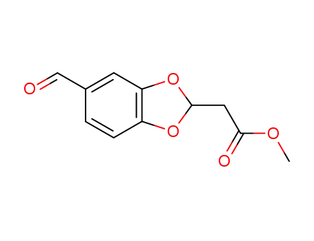 (5-formyl-benzo[1,3]dioxol-2-yl)-acetic acid methyl ester