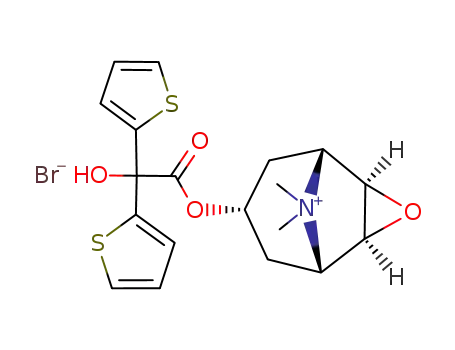 Molecular Structure of 139404-48-1 (Tiotropium bromide hydrate)