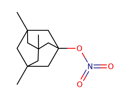 Molecular Structure of 101821-78-7 (1,3,5-Trimethyl-7-nitrooxy-adamantane)