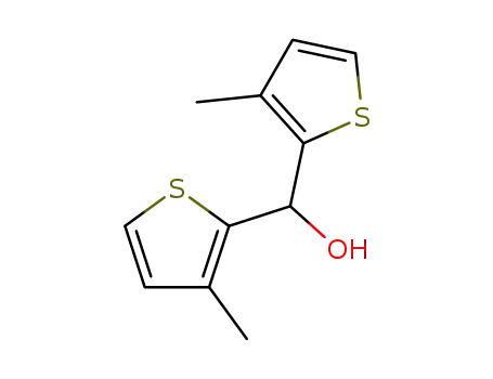 Molecular Structure of 148319-25-9 (bis(3-methyl-2-thienyl)methanol)