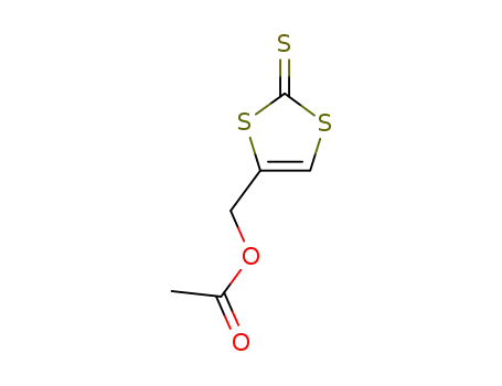 Molecular Structure of 71988-79-9 (4-(acetoxymethyl)-1,3-dithiole-2-thione)