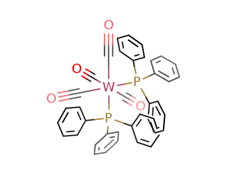 Molecular Structure of 16743-03-6 (Tungsten,tetracarbonylbis(triphenylphosphine)-, (OC-6-12)-)