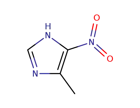 Molecular Structure of 14003-66-8 (4-Methyl-5-nitroimidazole)
