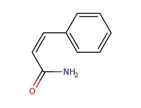 Molecular Structure of 39124-46-4 (2-Propenamide, 3-phenyl-, (Z)-)