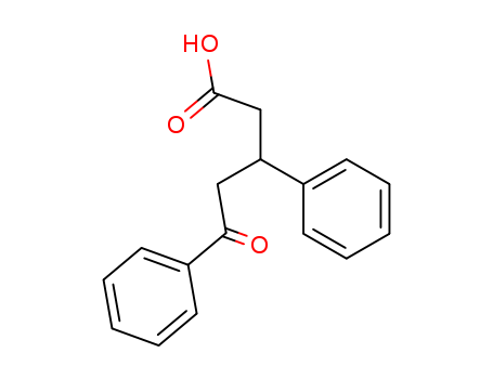 5456-53-1,4-Benzoyl-3-phenylbutyric acid,5-Oxo-3,5-diphenylpentansaeure;5-oxo-3,5-diphenyl-valeric acid;5-Oxo-3,5-diphenyl-valeriansaeure;5-keto-3,5-diphenyl-valeric acid;4-Benzoyl-3-phenylbutyric acid;