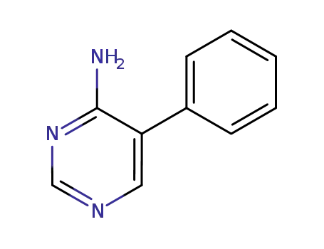 Molecular Structure of 21419-05-6 (5-phenyl-4-pyrimidinamine(SALTDATA: FREE))