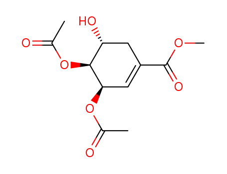 (3R,4S,5R)-3,4-Diacetoxy-5-hydroxy-cyclohex-1-enecarboxylic acid methyl ester