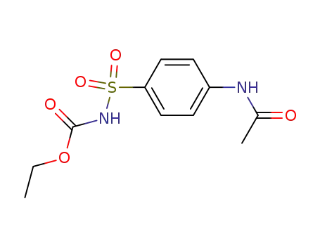 Molecular Structure of 13945-59-0 (ethyl [[4-(acetylamino)phenyl]sulphonyl]carbamate)