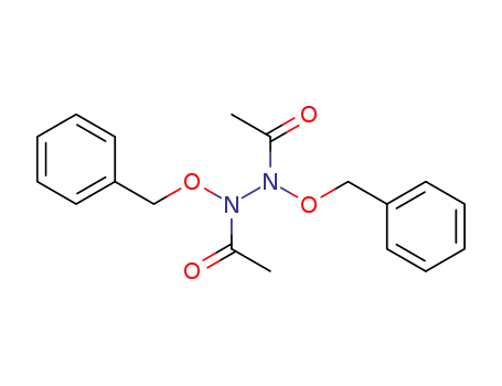 Molecular Structure of 62250-53-7 (Acetic acid, 2-acetyl-1,2-bis(phenylmethoxy)hydrazide)