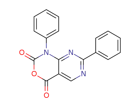Molecular Structure of 76360-78-6 (1,7-diphenyl-1H-pyrimido[4,5-d][1,3]oxazine-2,4-dione)