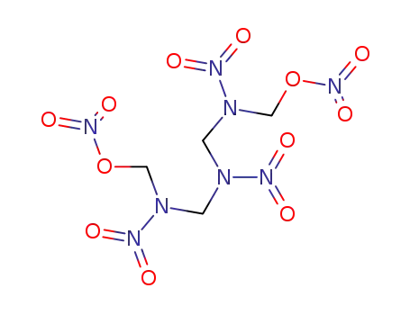 Molecular Structure of 14173-61-6 ([(nitroimino)bis[methylene(nitroimino)]]dimethyl dinitrate)