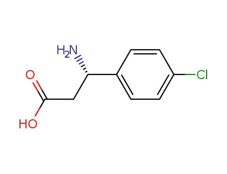 Molecular Structure of 131690-61-4 ((R)-3-AMINO-3-(4-CHLORO-PHENYL)-PROPIONIC ACID)