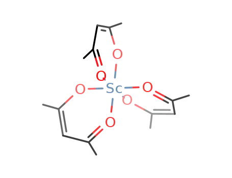 Molecular Structure of 14284-94-7 (SCANDIUM (III) 2,4-PENTANEDIONATE)