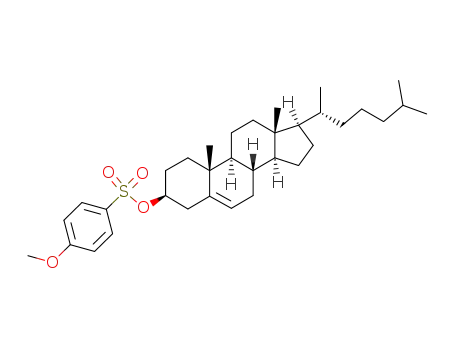 Molecular Structure of 77588-15-9 (Cholesteryl-4-methoxybenzolsulfonat)