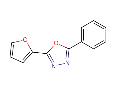 Molecular Structure of 14093-97-1 (2-(2-furyl)-5-phenyl-1,3,4-oxadiazole)
