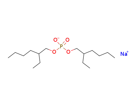 Molecular Structure of 141-65-1 (sodium bis(2-ethylhexyl) phosphate)