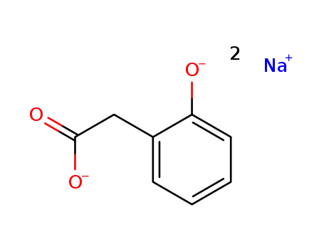 Molecular Structure of 117571-22-9 ((2-hydroxyphenyl)acetic acid disodium salt)