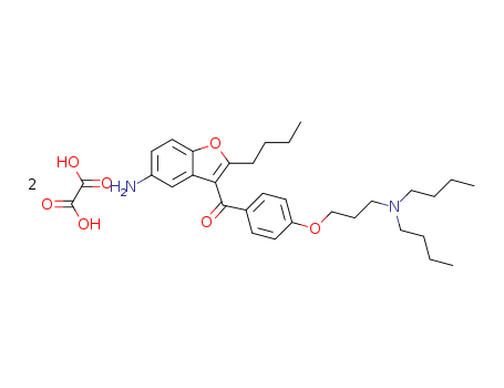 (5-amino-2-butyl-3-benzofuranyl)[4-[3-(dibutylamino)propoxy]phenyl]-,oxalate