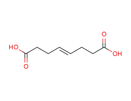 Molecular Structure of 48059-97-8 ((E)-Oct-4-ene-1,8-dioic acid)