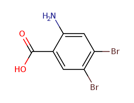 Benzoic acid,2-amino-4,5-dibromo- cas  75057-62-4