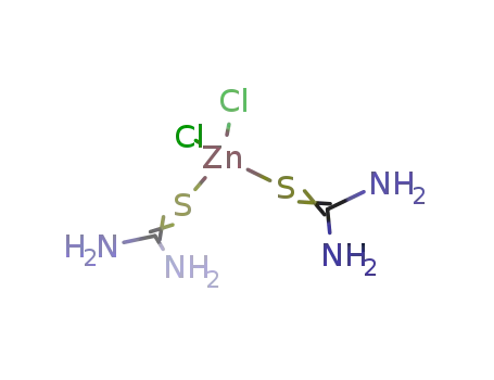 Molecular Structure of 14239-75-9 (dichlorobis(thiourea-S)zinc)