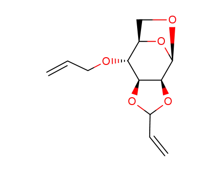 Molecular Structure of 102794-49-0 ((1R,2S,6S,7R,8R)-7-Allyloxy-4-vinyl-3,5,10,11-tetraoxa-tricyclo[6.2.1.0<sup>2,6</sup>]undecane)