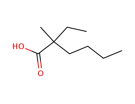 Molecular Structure of 1185-29-1 (2-ETHYL-2-METHYLCAPROIC ACID)